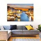 Venice Grand Canal at Dusk Wall Art