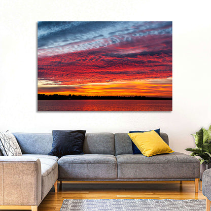 Lake Ijssel Sunset Wall Art