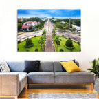 Phnom Penh Independence Monument Boulevard Wall Art