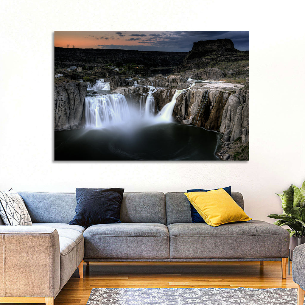Shoshone Falls at Dusk Wall Art