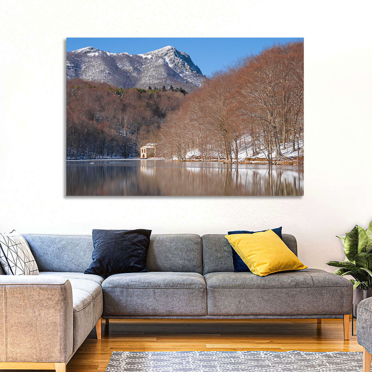 Lake Santa Fe Del Montseny Wall Art in a room, landscape