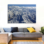 Snow-capped Afghan Mountains Wall Art