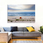 Cape May Beach Huts Wall Art