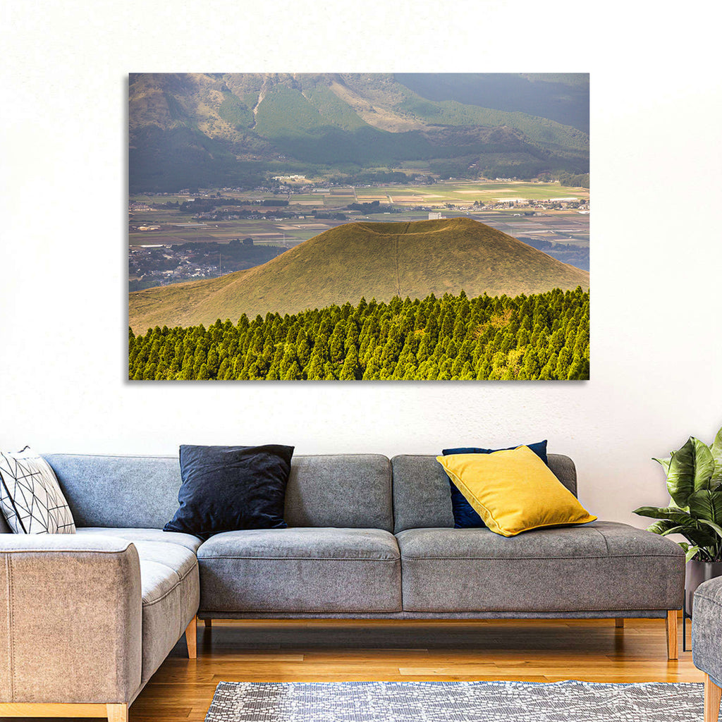 Mount Aso Komezuka Crater Wall Art