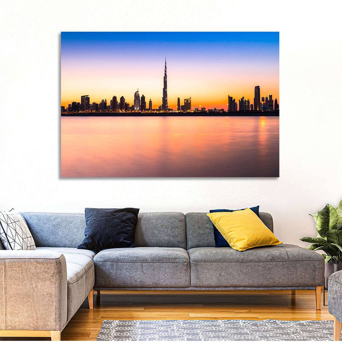 Dubai Skyline Wall Art
