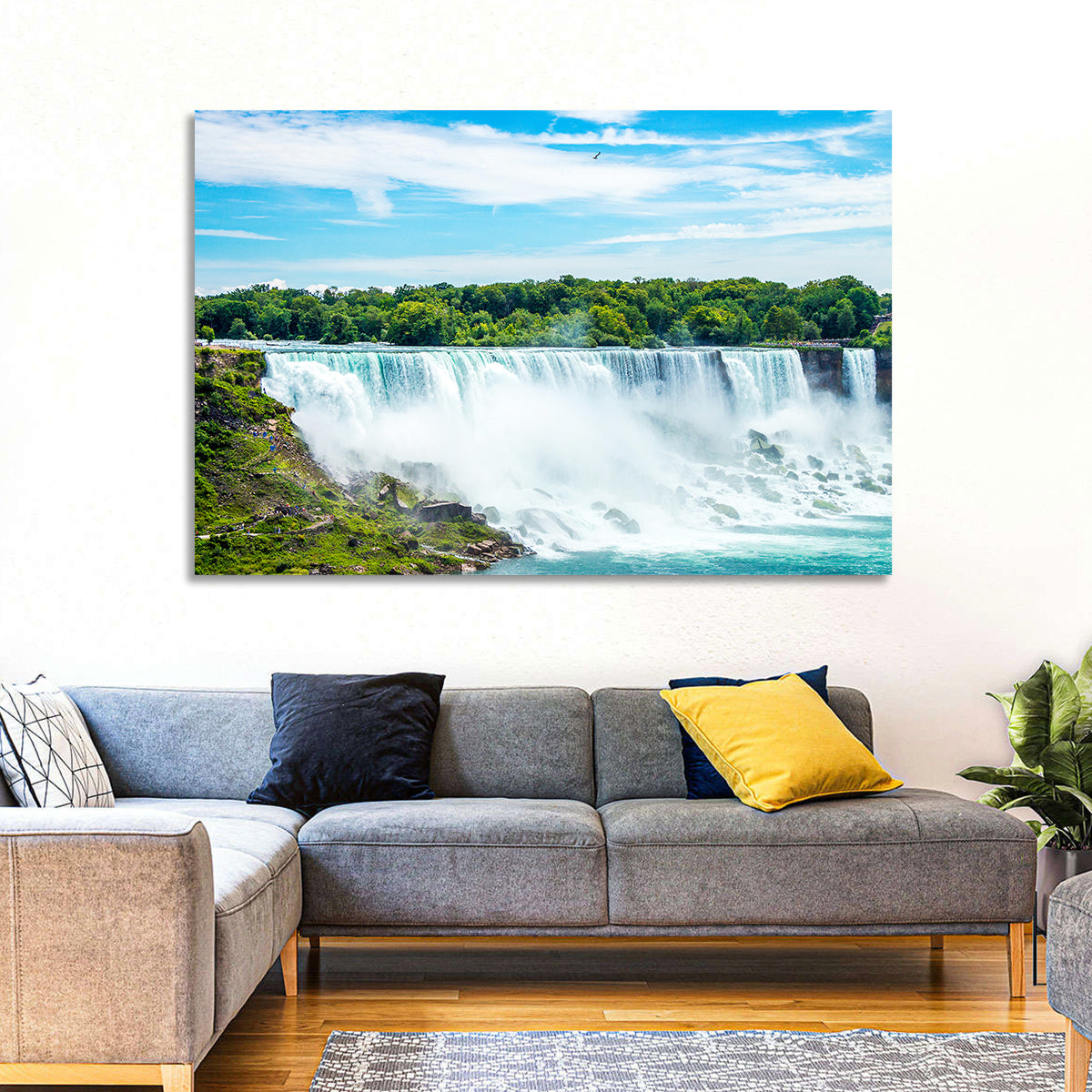 American Falls, Niagara Wall Art in a room, landscape