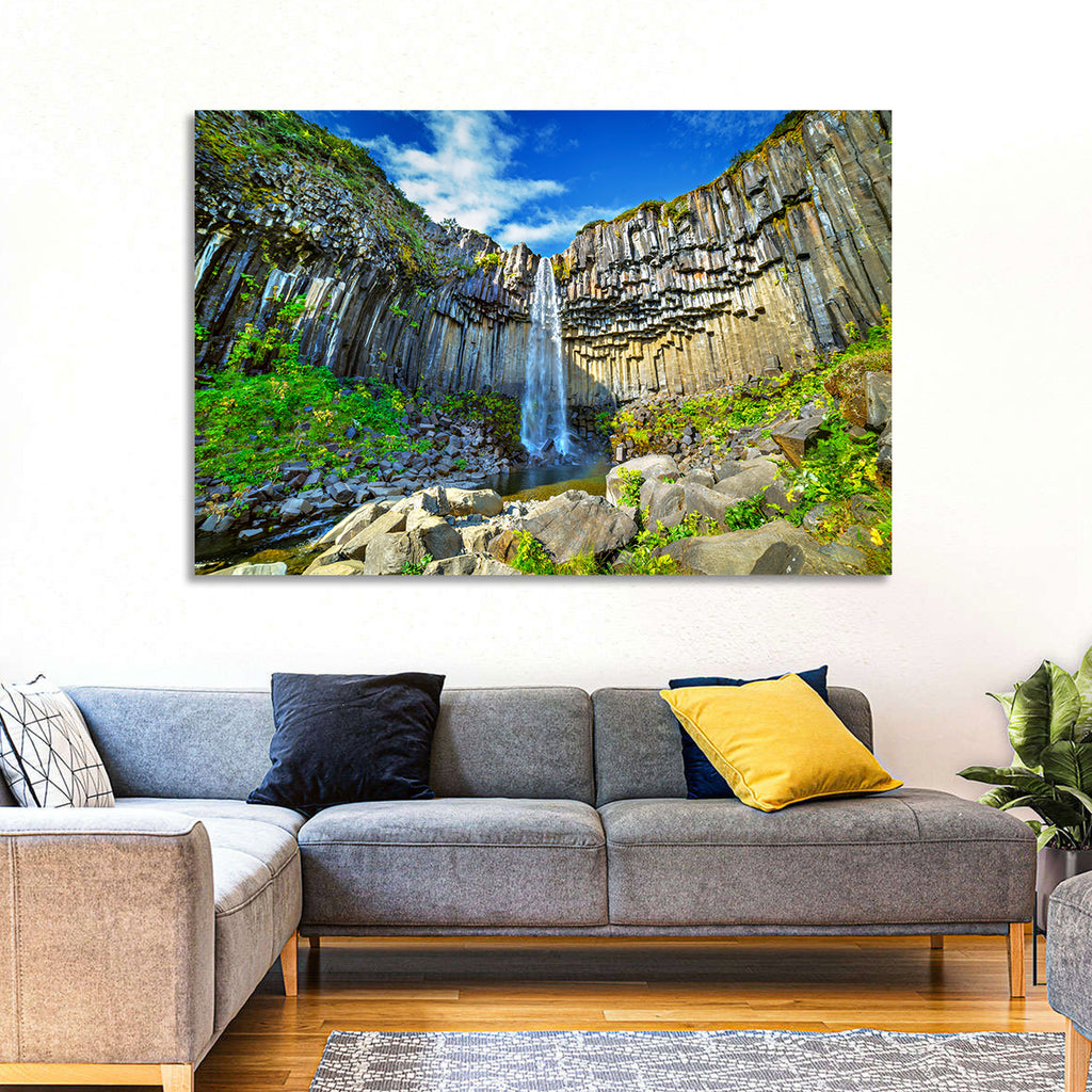 Svartifoss Basalt Falls Wall Art