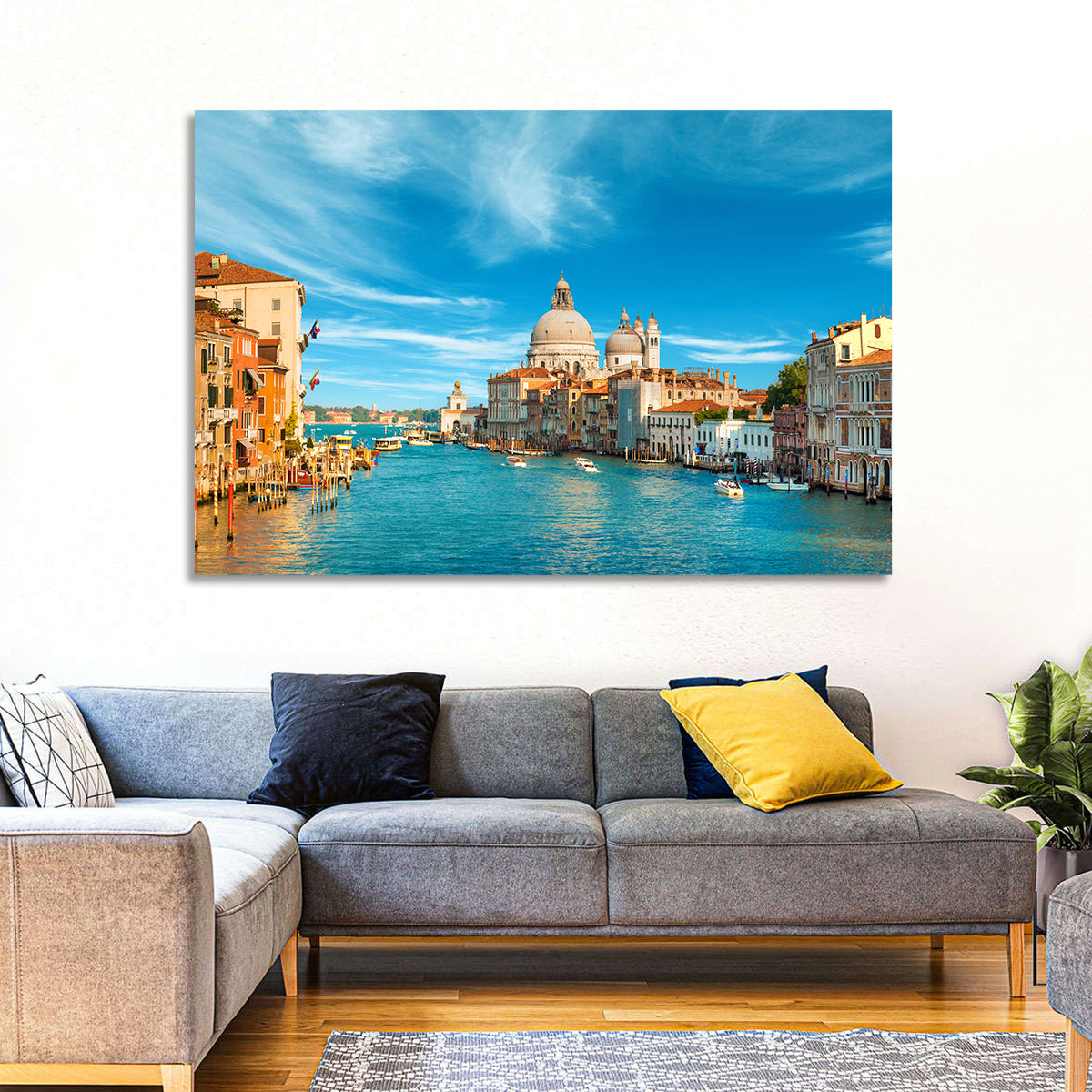Venice Grand Canal and Santa Maria Della Salute Wall Art
