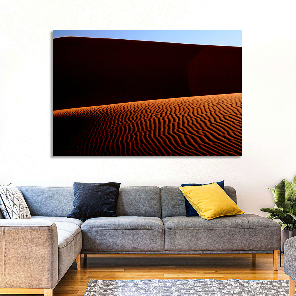 Golden Hour Sand Dunes Wall Art