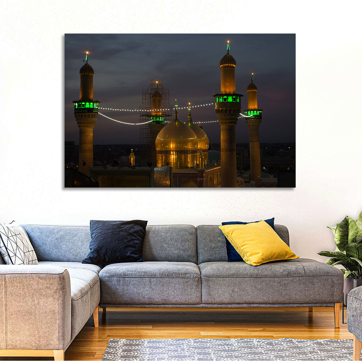 Moussa Al Kadhim Shrine Wall Art in a room, landscape