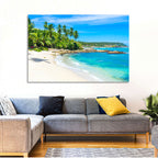 Sri Lanka Tropical Beach Wall Art