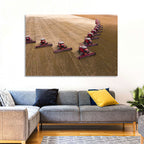 Aerial Soybean Harvest Wall Art