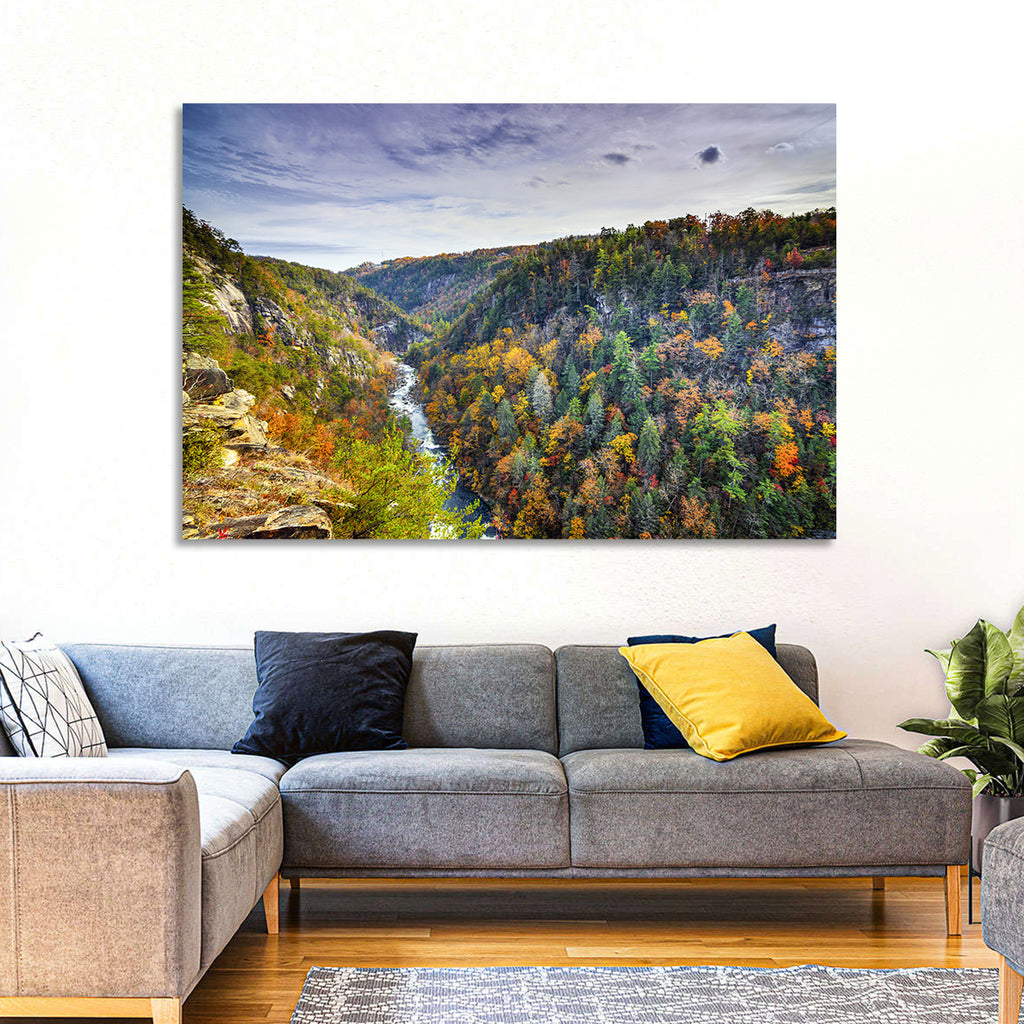 Tallulah Gorge Autumn Vista Wall Art