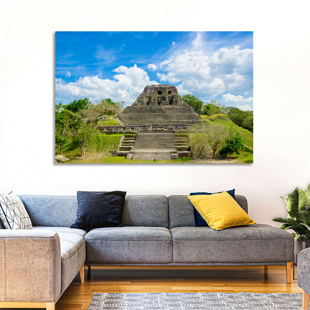 El Castillo at Xunantunich Wall Art
