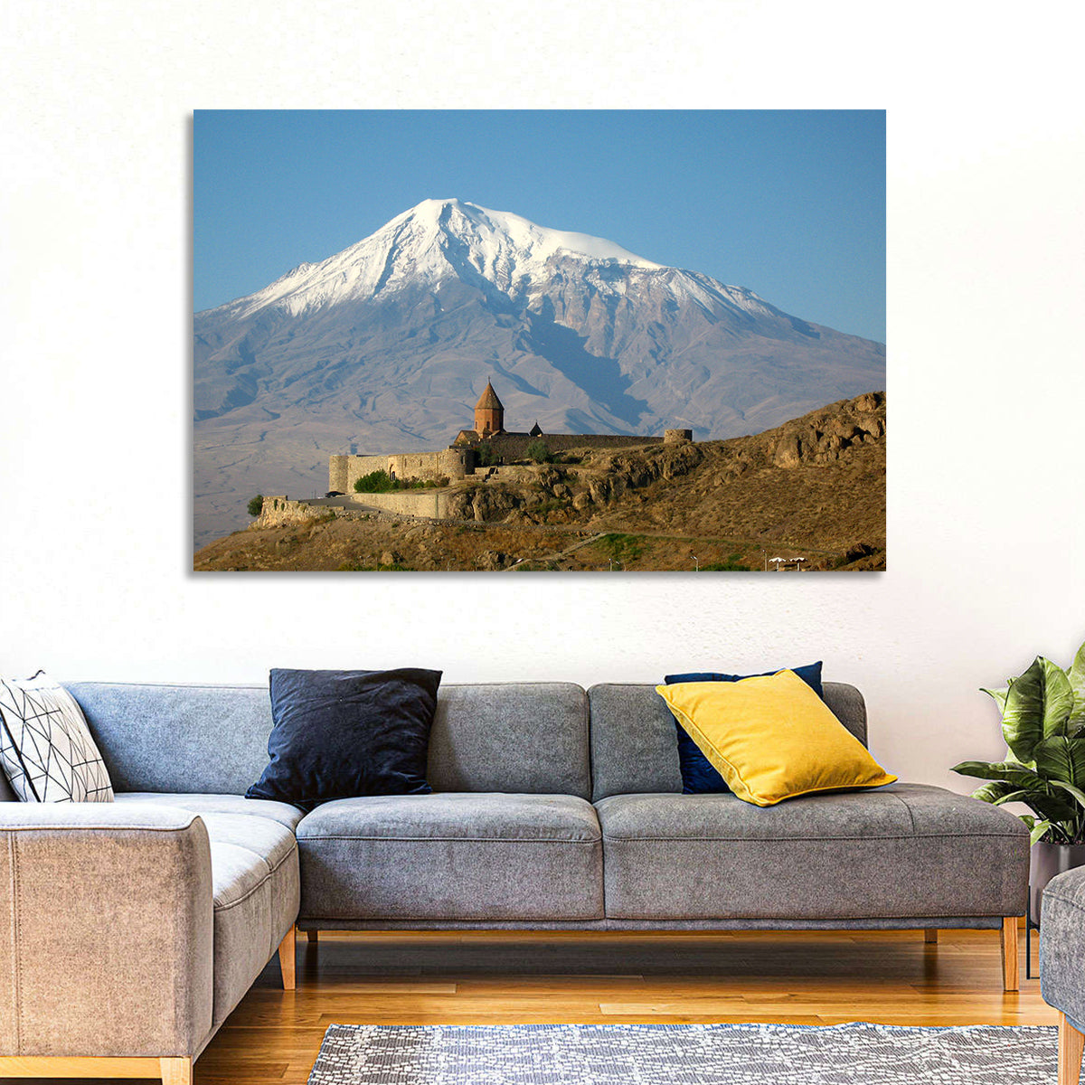 Khor Virap Monastery with Mount Ararat Wall Art