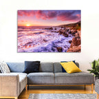 Dusk Over California Cliffs Wall Art