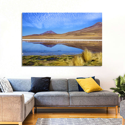 Red Lagoon Lake Wall Art