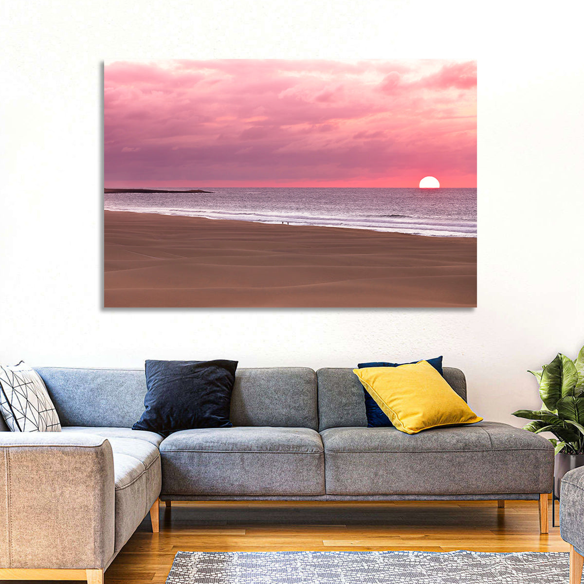 Boavista Sunset Beach Wall Art in a room, landscape