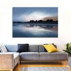 Lake Clark Foggy Shoreline Wall Art