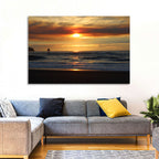 Oregon Sea Stack Sunset Wall Art