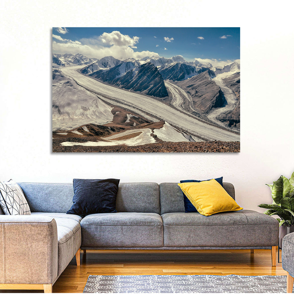 Fedchenko Glacier Vista Wall Art