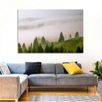 Summer Mist Over Green Hills Wall Art