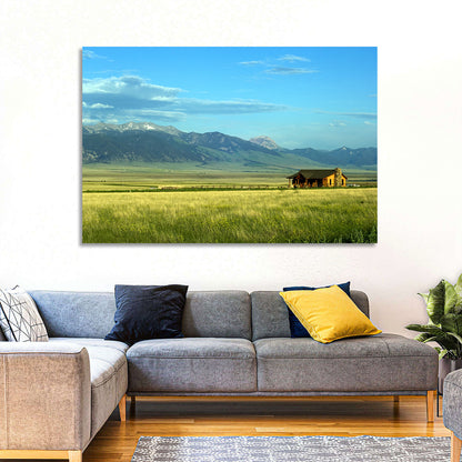 Montana Mountains Ranch Wall Art