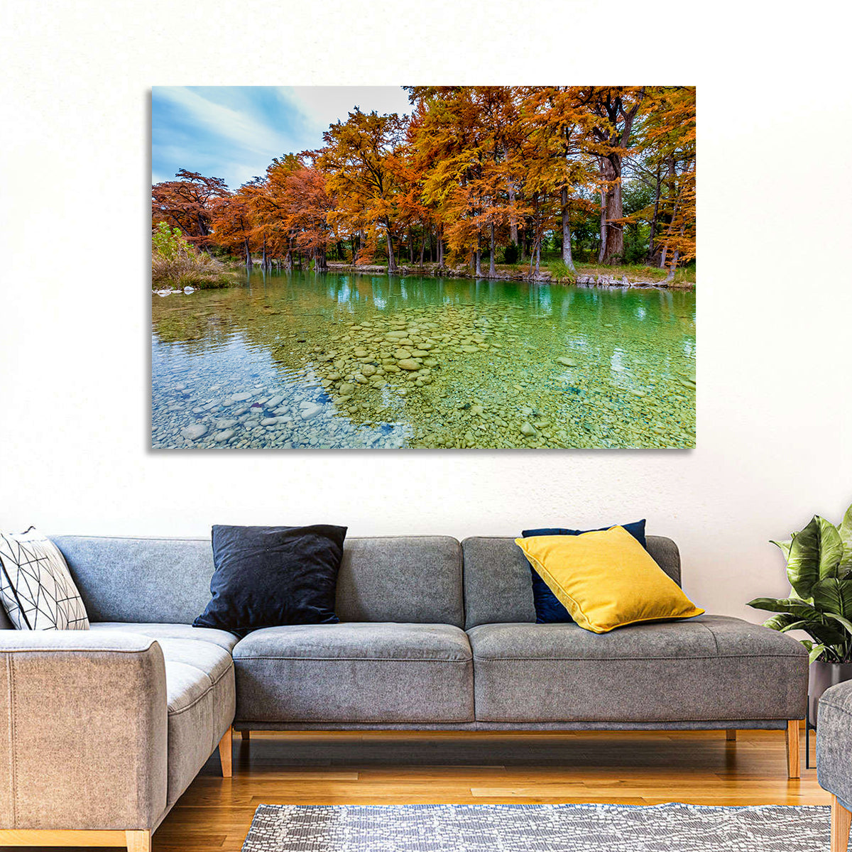 Frio River at Garner State Park Wall Art