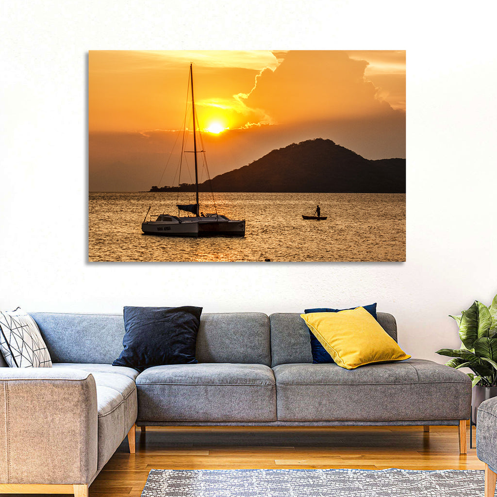 Mama Afrika Sunset, Lake Malawi Wall Art