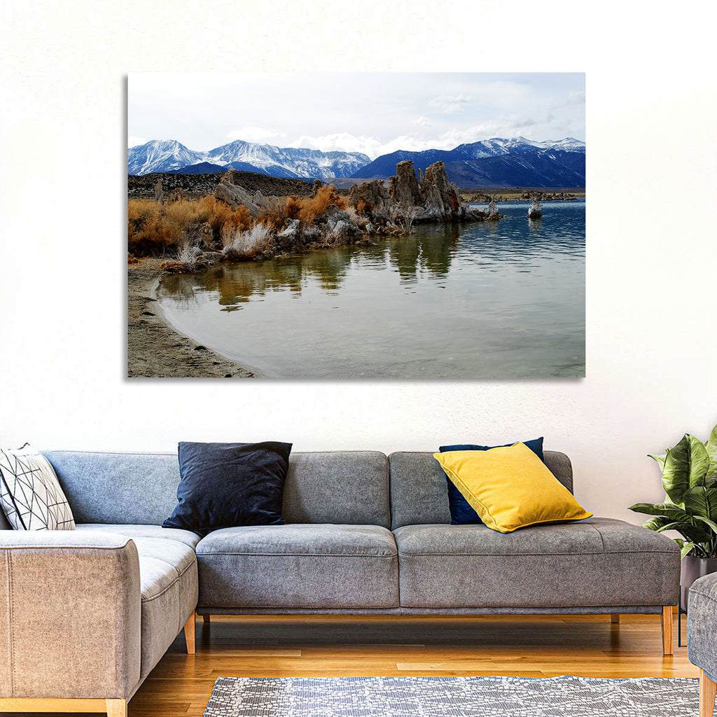 Mono Lake Tufa Towers with Mount Whitney Wall Art