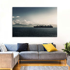 Lng Tanker at Sea Wall Art