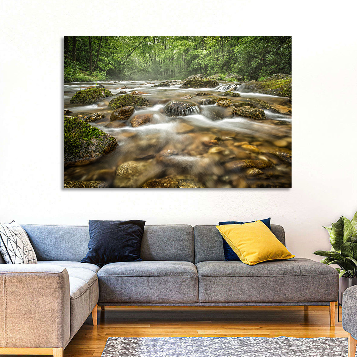 Forest Creek, North Carolina Wall Art in a room, landscape