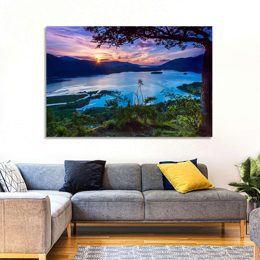 Bassenthwaite Lake Sunset Wall Art