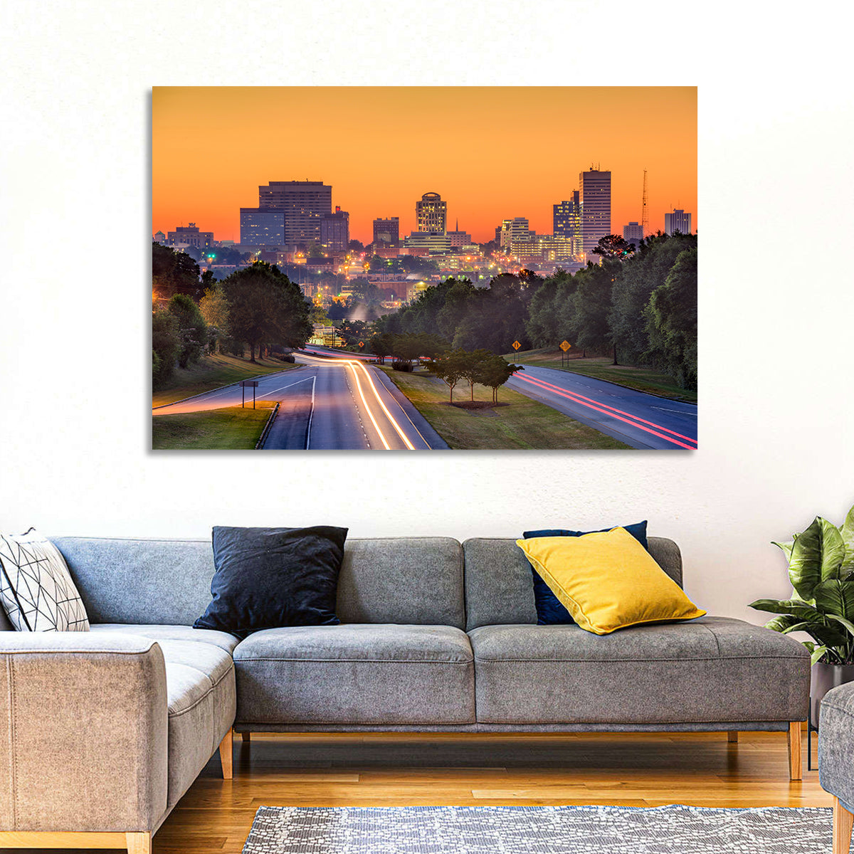 Jackson Downtown Skyline Wall Art
