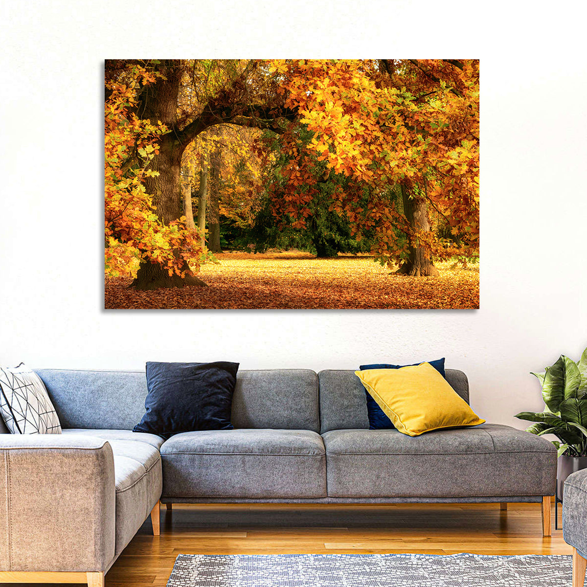 Autumn Park Oaks Wall Art