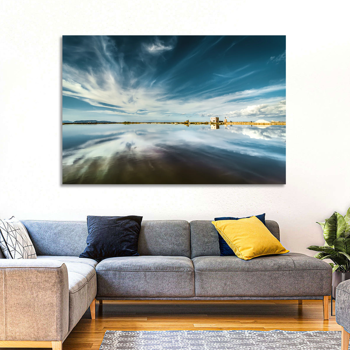 Nubia Salt Pans Reflection Wall Art