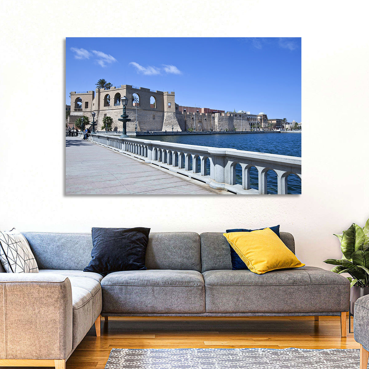 Red Fort Waterfront Wall Art