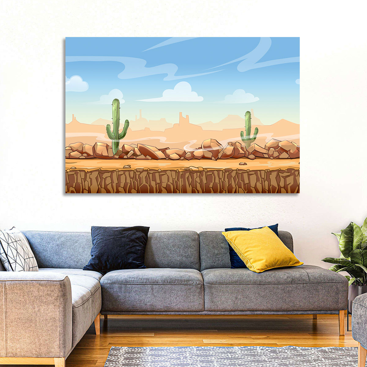 Digital Desertscape Wall Art