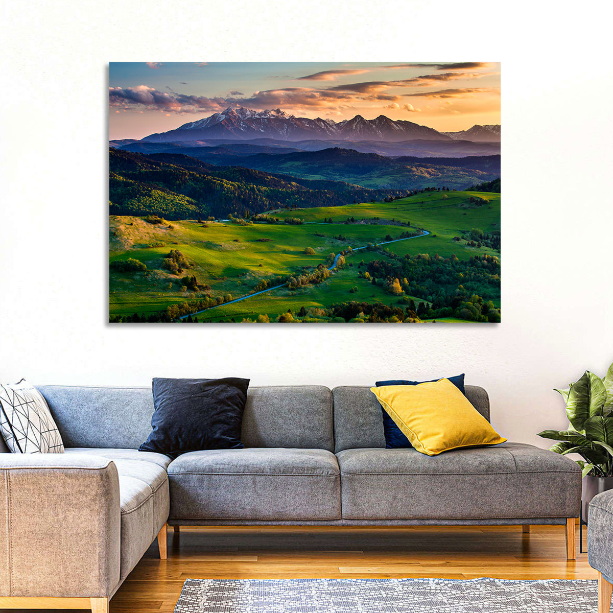 Tatras Golden Hour Vista Wall Art