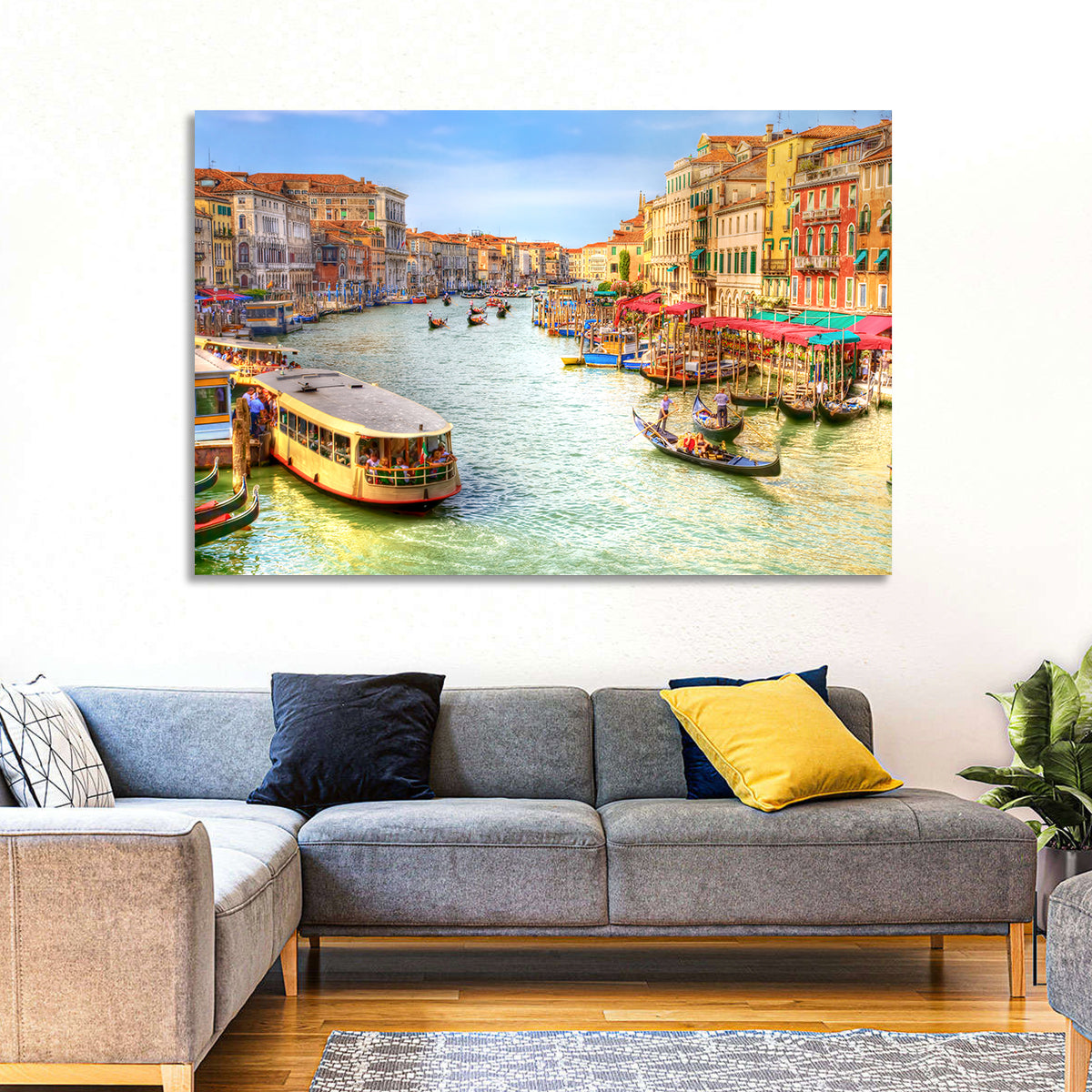 Grand Canal, Venice Wall Art in a room, landscape