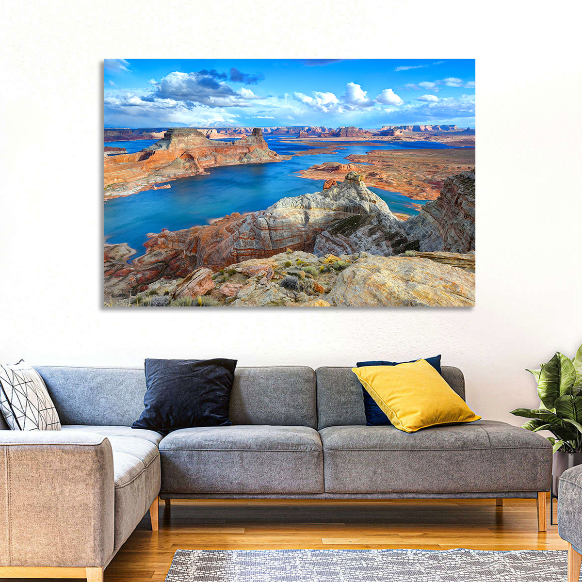 Alstrom Point Arizona Wall Art in a room, landscape