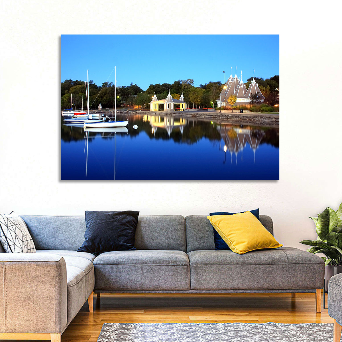 Lake Harriet, Minneapolis Wall Art in a room, landscape