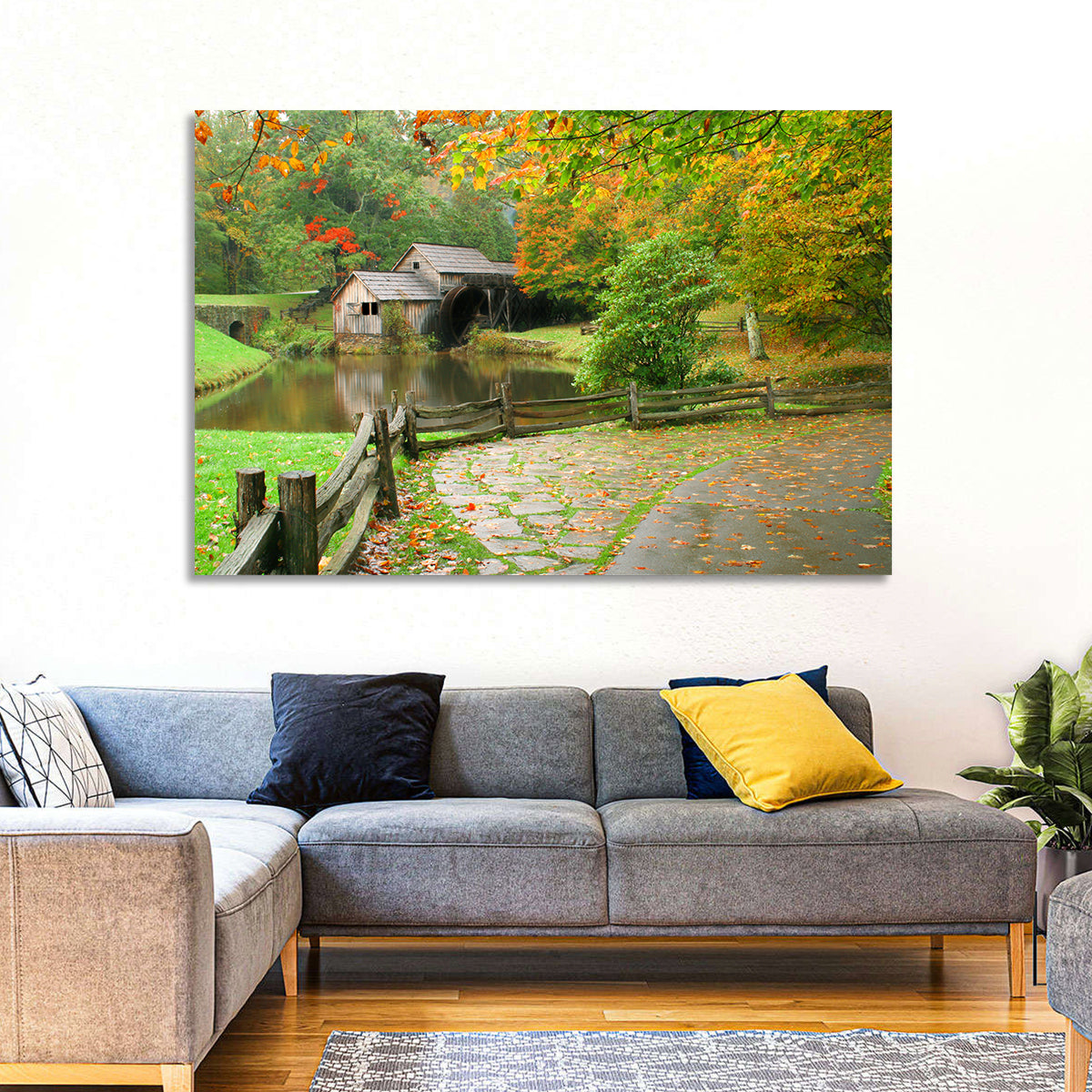 Mabrys Mill Wall Art in a room, landscape