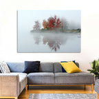 Autumn Morning at Crystal Lake Wall Art