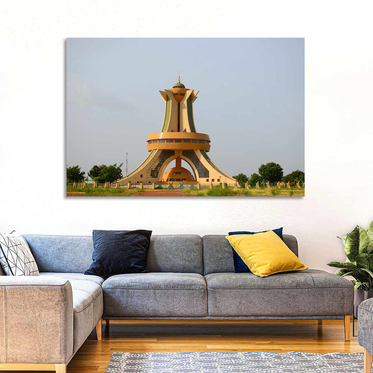 Ouagadougou National Monument Wall Art in a room, landscape