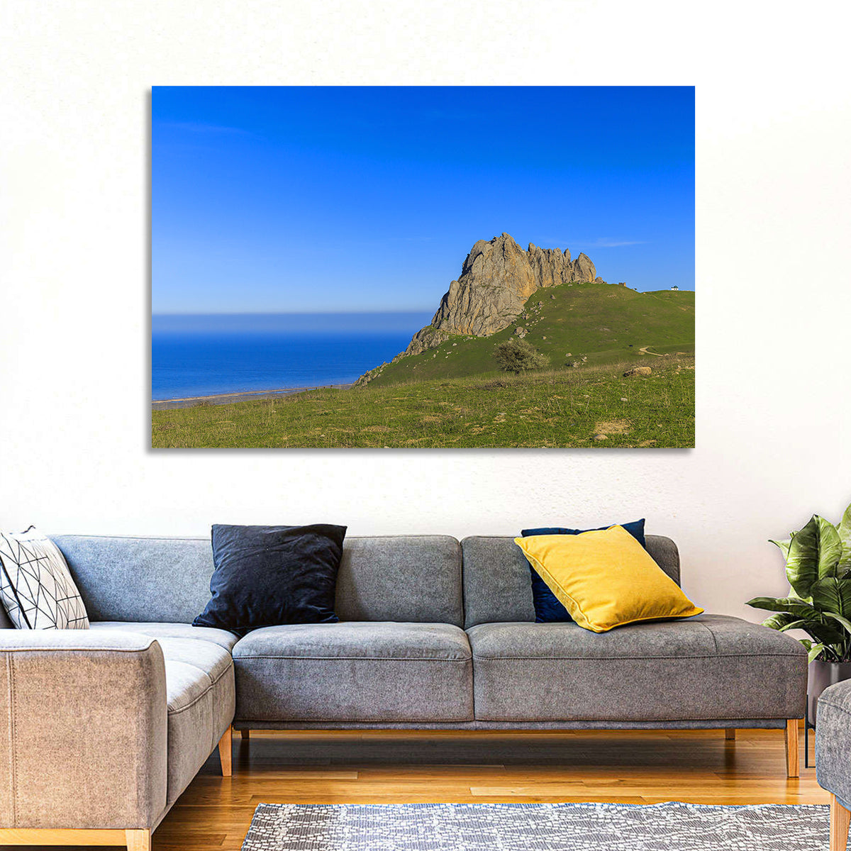 Beshbarmak Mountain Wall Art in a room, landscape