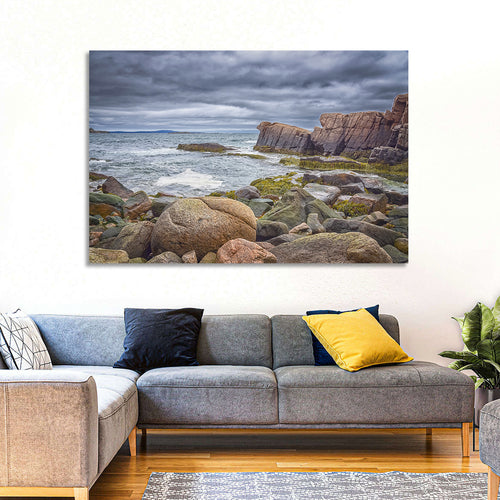 Bar Harbor Rocky Coastline Wall Art