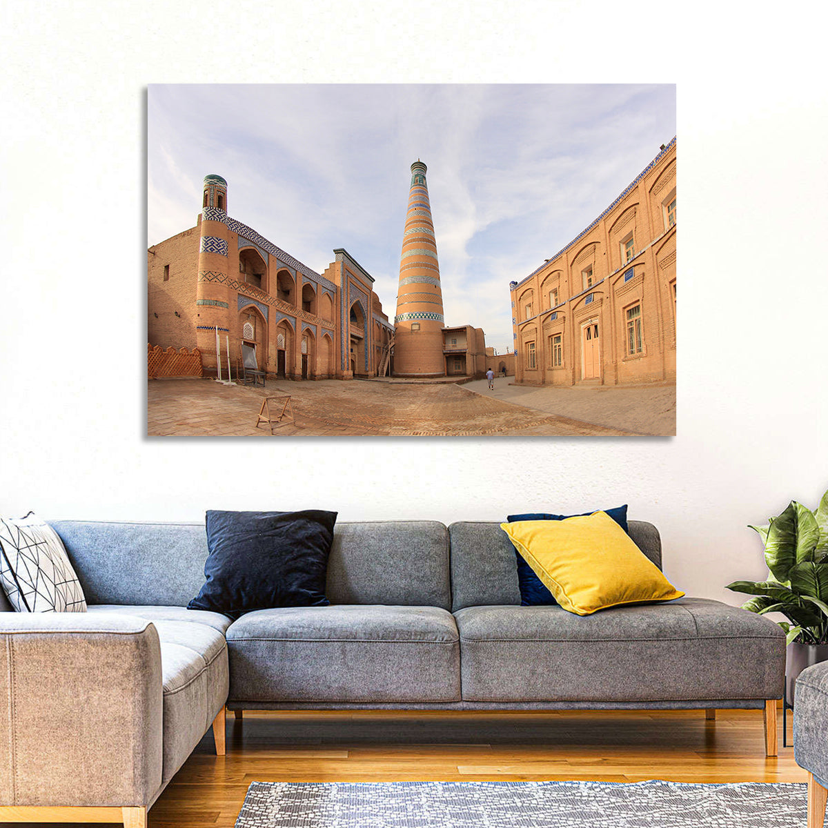 Khodja Madrasah, Khiva Wall Art in a room, landscape