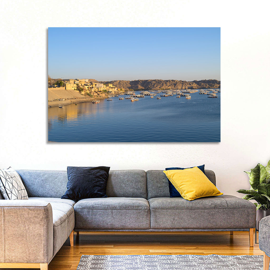 Lake Nasser Harbor View Wall Art
