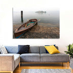 Rowboat on Lake Orta Wall Art